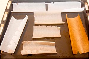 Пекарские материалы после нагрева